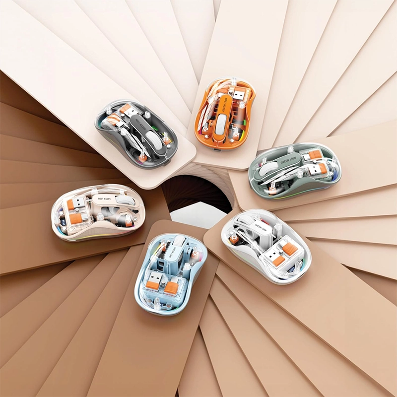 Green lion Transparent Mouse 2 GL-112